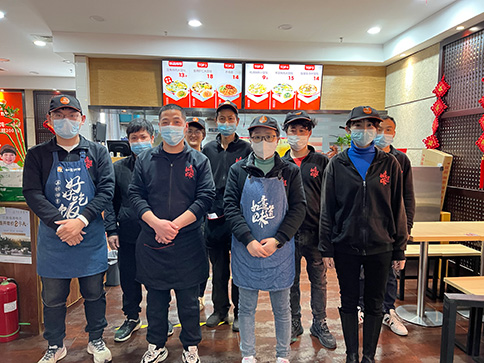 無錫江陰區(qū)區(qū)域紅燒牛肉面，重慶小面，豌雜面新品培訓(xùn)并考核通過