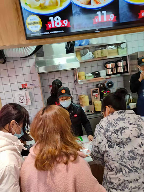 熱烈祝賀河南鄭州如意餛飩瀚海海尚店盛大開業，祝老板財源廣進！