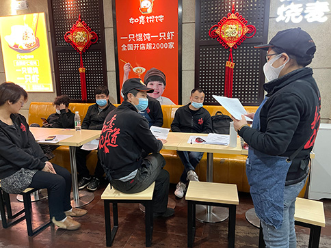 無錫江陰區(qū)區(qū)域紅燒牛肉面，重慶小面，豌雜面新品培訓(xùn)并考核通過